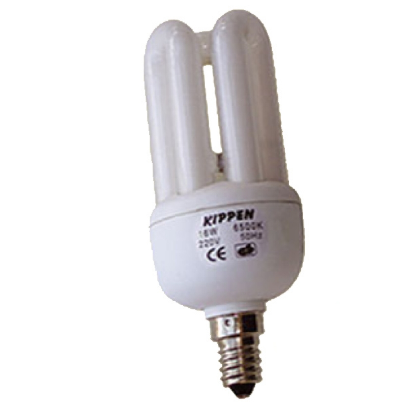 Lampada a risparmio energetico 3 tubi 11 watt lc e14 Kippen