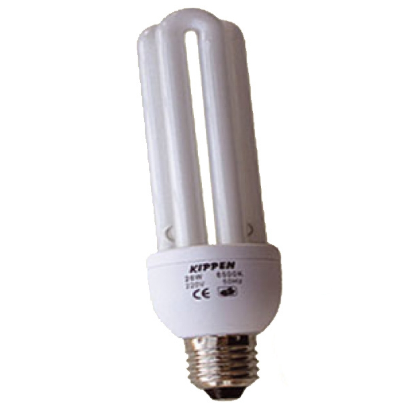 Lampada a risparmio energetico 3 tubi 18 watt lc e27 Kippen