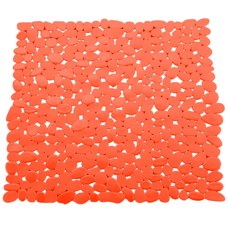 Tappeto antiscivolo quadrato 54x54 cm a sassolino in pvc varie colori