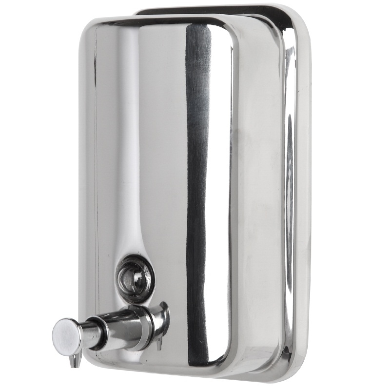 Dispenser sapone da muro in acciaio 800 ml linea facile Feridras 285025-b