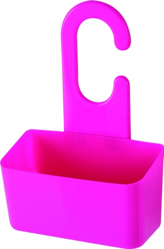 Porta oggetti doccia in pvc rosa Feridras 528004