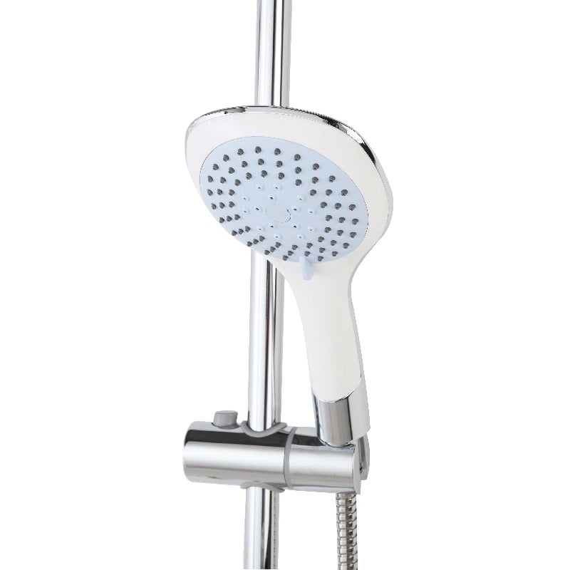 Doccetta azzurra in abs cromo Feridras 535005
