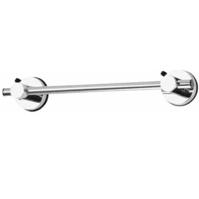Portasciugamani 45 cm in acciaio e abs con fissaggio a ventosa Feridras 556002