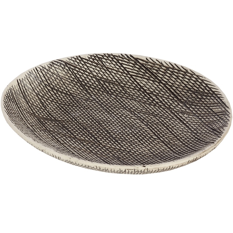 Portasapone in ceramica marrone linea safari Feridras 628007