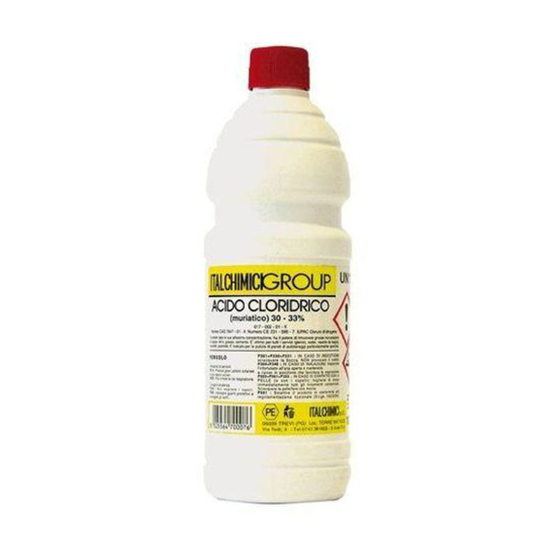 Acido cloridrico muriatico 30-33 Italchimici 1 Lt