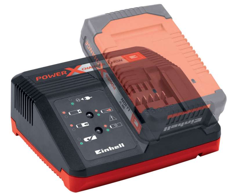 Caricabatterie rapido Power X-change Einhell