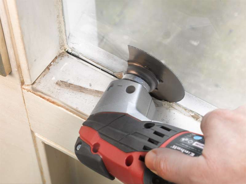 Lama semicircolare per legno per utensile multifunzione Kwb