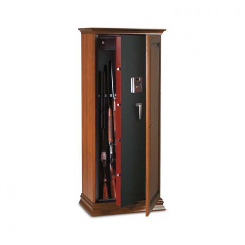 Fuciliera con tesoretto rivestita in legno TECHNOSAFE Technomax Match