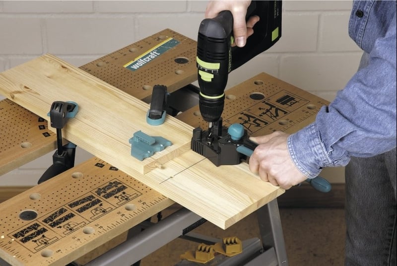 Guida universale per spinatura legno Wolfcraft