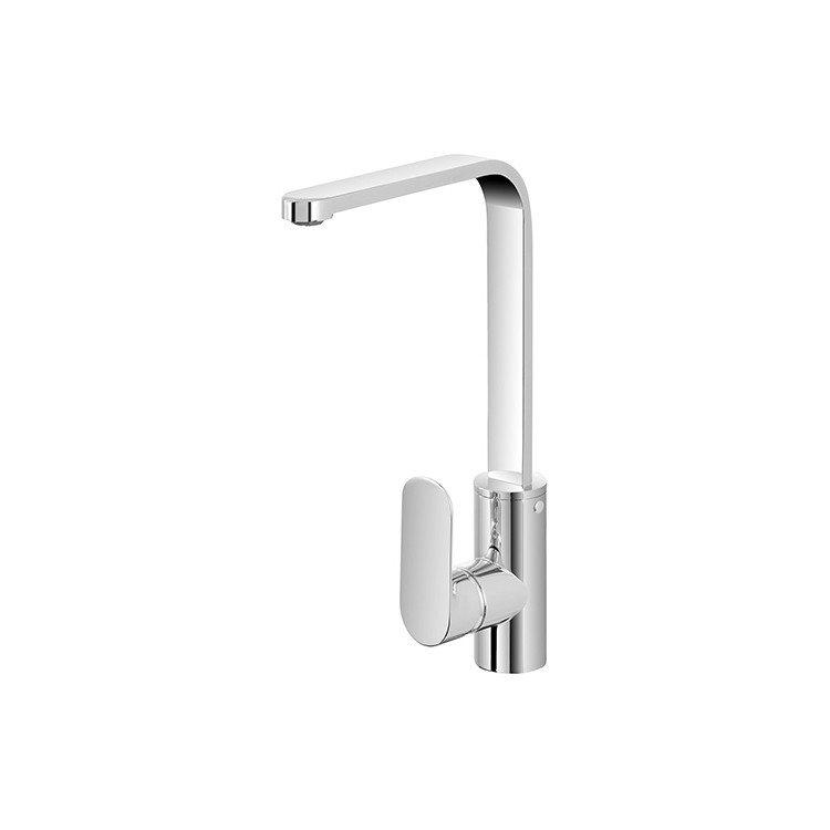 Miscelatore per lavello canna alta in ottone cromato Kitchen Feridras