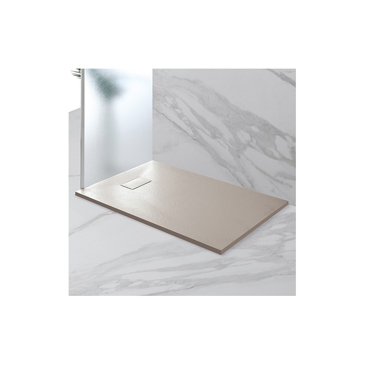 Piatto doccia 120x80cm in resina e fibre di vetro Feridras