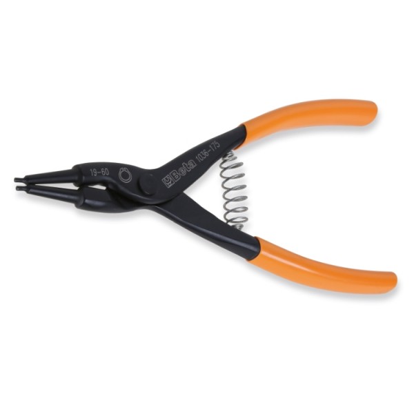 Pinza a becco dritto per anelli elastici esterni 140x0.9mm 1036 Beta