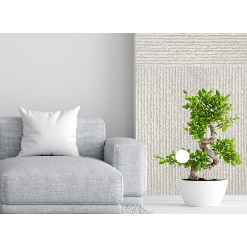 Pannelli decorativi per pareti in poliuretano effetto pietra rigato 720 x 120 cm