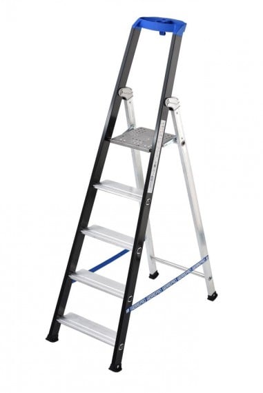 Scala in alluminio doppia In 5 Gradini Gierre Professional AL754