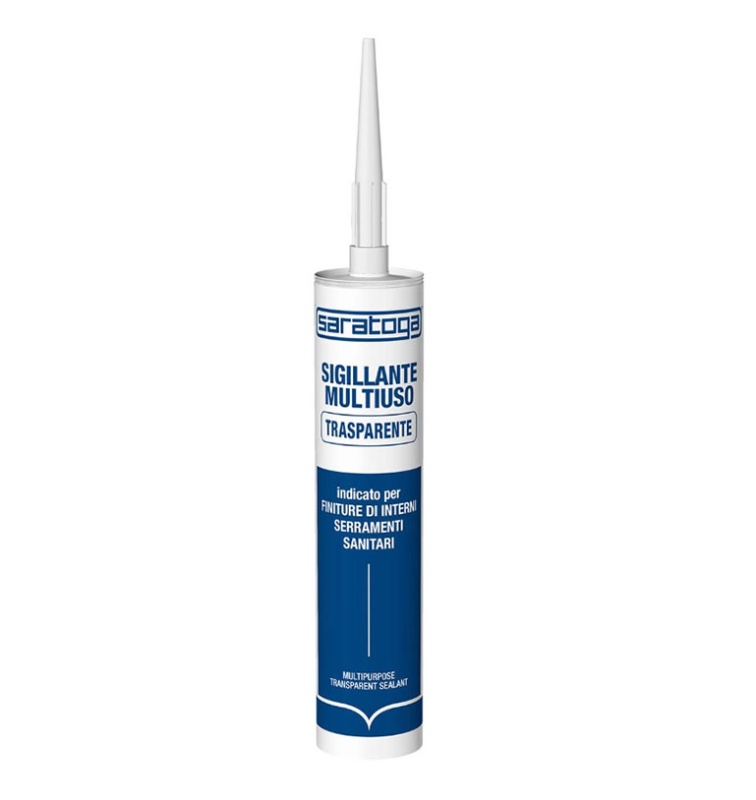 Silicone Sigillante Saratoga trasparente antimuffa 85563001