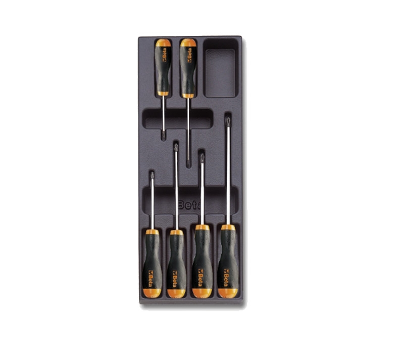 Set cacciaviti a croce PH da 6pz. in termoformato Beta