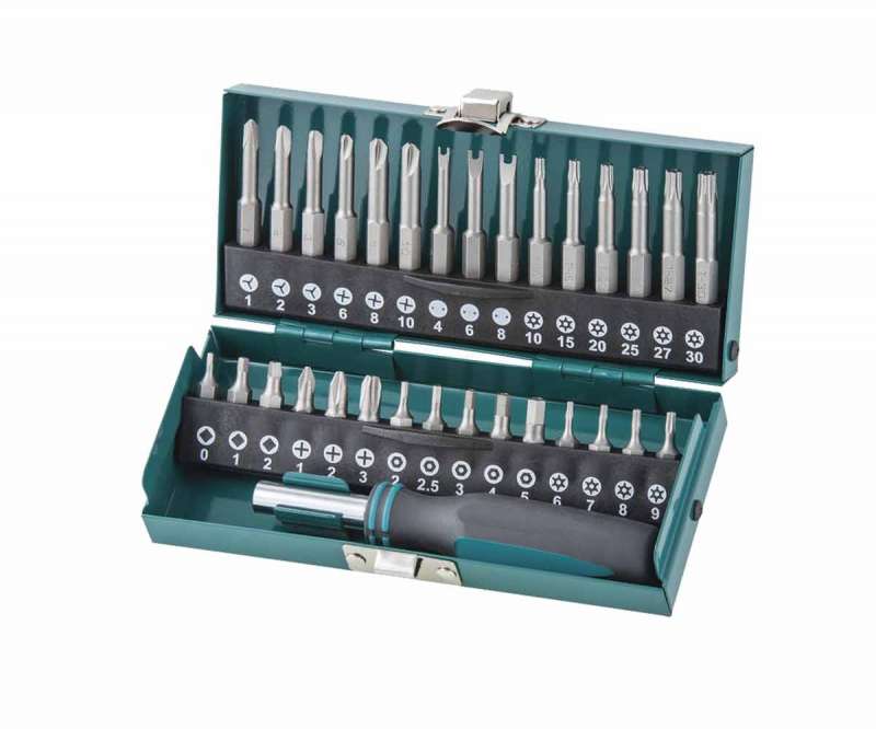 Set inserti di sicurezza da 31pz. con cacciavite Wolfcraft