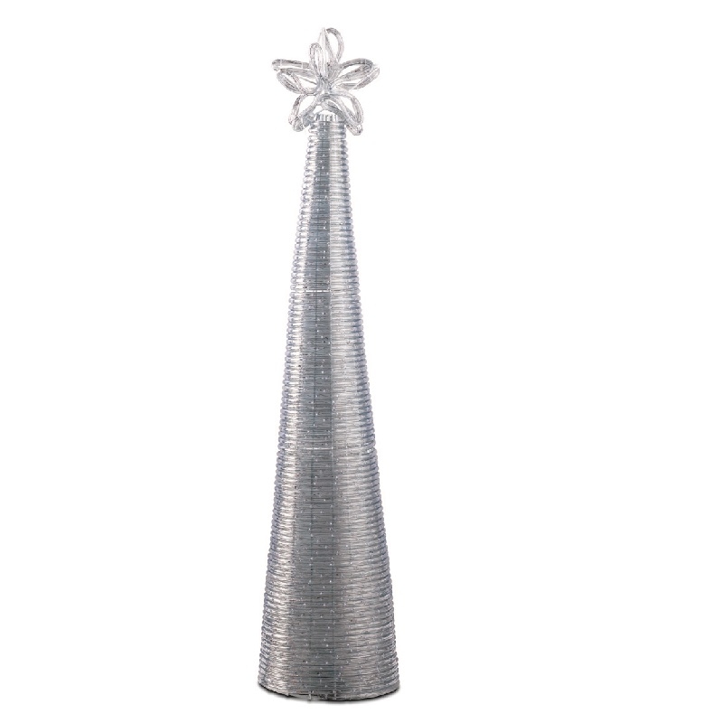 Albero di Natale in tubo luminoso a LED Rosa Trade