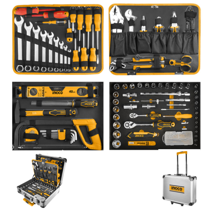 Assortimento utensili in valigetta 147pz Ingco 