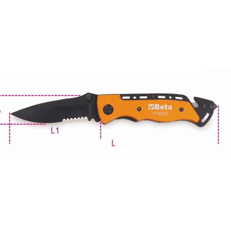 Coltello Beta 1778SOS Soccorso Stradale
