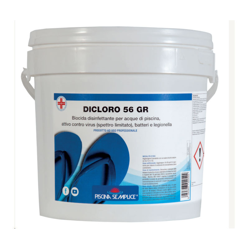 Dicloro granulare per piscine Lapi Chimici 1, 5 e 10 Kg