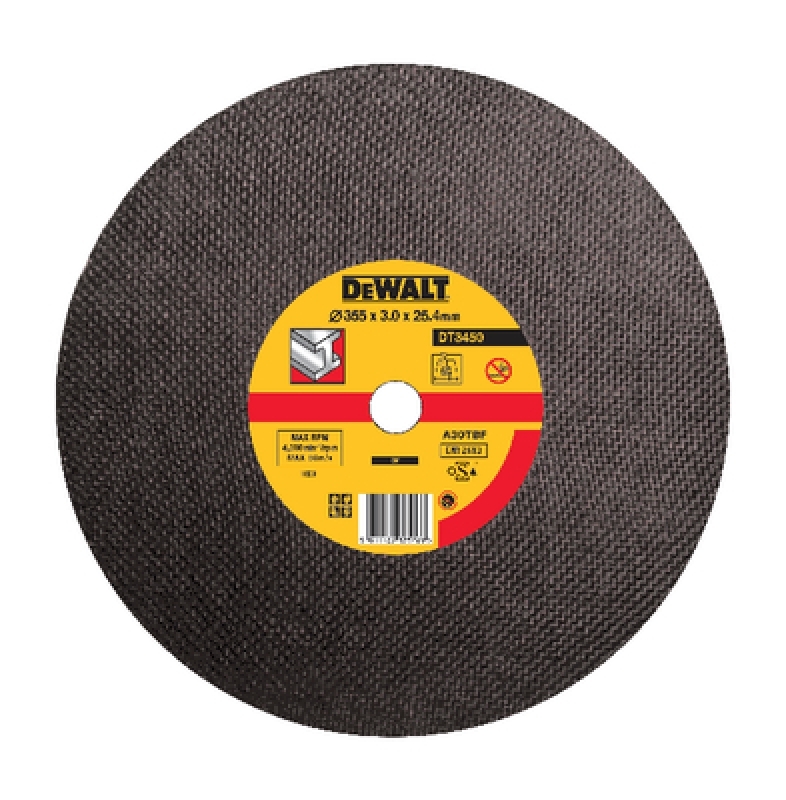 Disco da taglio metallo per troncatrice 355mm dt3450qz Dewalt