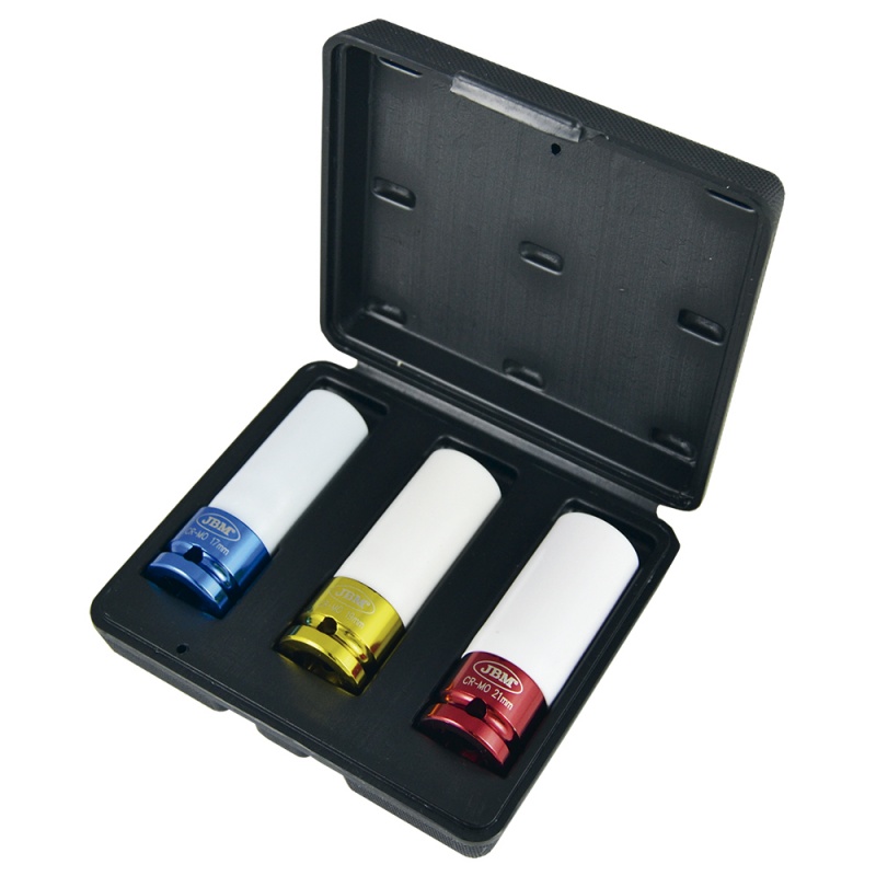 Kit di 3 bussole prolungate da 1/2 rivestite Antigraffio 
