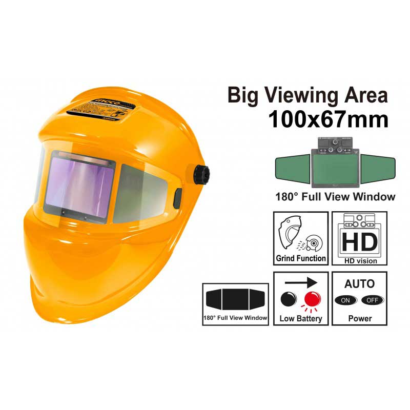 Maschera Autoscurante Professionale Ad Ampio Campo Visivo AHM006 Ingco