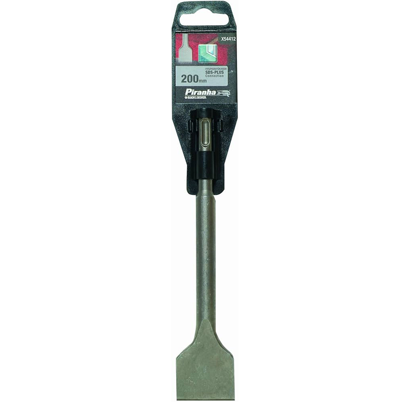 Scalpello piatto da 200 mm sds Plus Black and decker X54412-Qz
