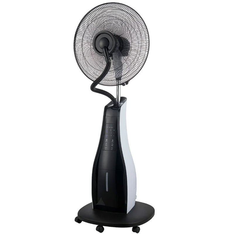 Ventilatore con nebulizzatore a piantana Vinco 70727 carrellato