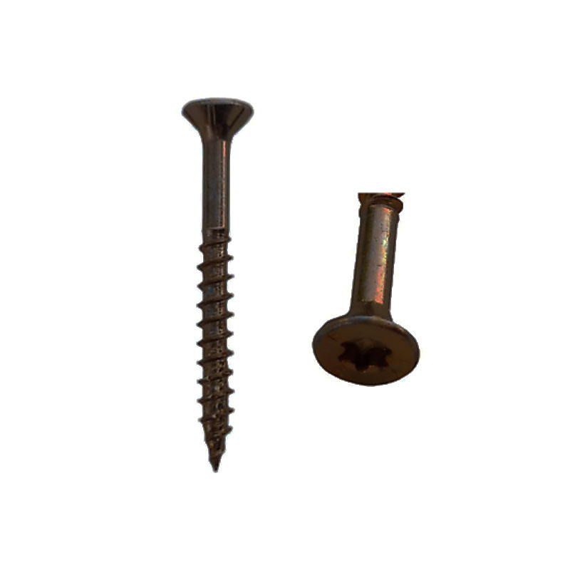 Viti Per Legno Truciolari 5 x 60 mm Bronzate Testa Svasata Torx 200 Pz