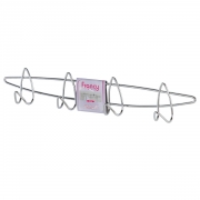 Appendino 4 ganci in acciaio cromato linea francy Feridras 160024-b