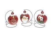 Sfera con led con supporto 14x14x17 2 rappresentazioni