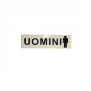 Targa adesiva uomini 193x58 mm Cilli 9981410