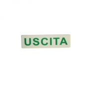 Targa adesiva uscita 193x58 mm Cilli 9981411