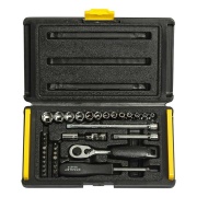 Chiave A Cricchetto Con Bussole Assortite 1/4 35 Pz Stanley 189033