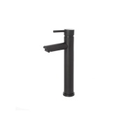 Miscelatore alto per lavabo in acciaio inox nero opaco con piletta York Feridras