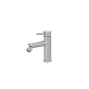 Miscelatore per bidet in acciaio inox spazzolato con piletta York Feridras