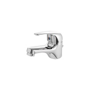 Miscelatore per lavabo in ottone cromato con piletta Kant Feridras