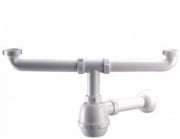Sifone da 1''1-2 in polietilene con 2 bacini Gt Comis 162113