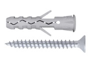 Tasselli In Nylon Con Vite 8 x 40 mm Vorpa 10 Pz