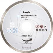 Disco diamantato 230 x 22 mm Agresso Kwb Flex  Bordo chiuso