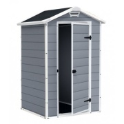 Casetta Da Giardino in Resina Manor Grigio 4 x 3 Keter 128x94x196 cm