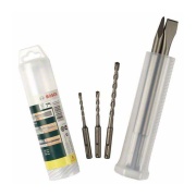 Punte E Scalpelli Per Cemento SDS Plus Bosch 2607019455 set 5 pz